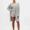 Peignoir ample en bouclé CashSoft