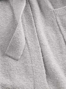 Peignoir ample en bouclé CashSoft