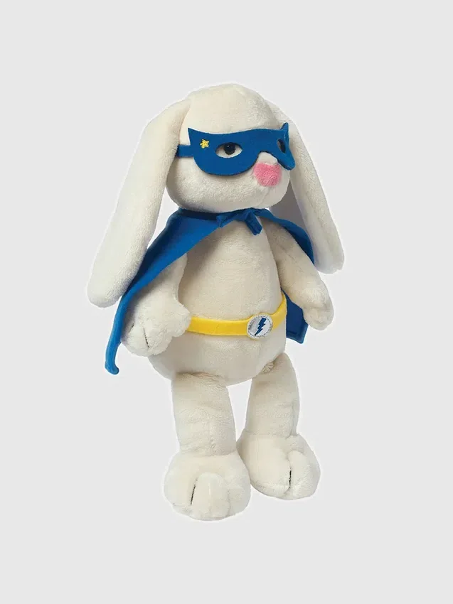 Peluche « Lapin super-héros »