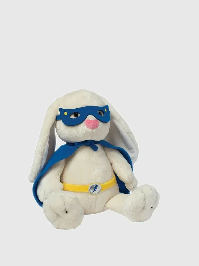 Peluche « Lapin super-héros »