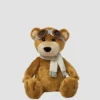 Peluche ours aviateur de 8 pouces