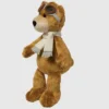 Peluche ours aviateur de 8 pouces