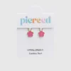 Pendentif « Fleur rose vif » de Pierced Co pour boucles d’oreilles Huggie