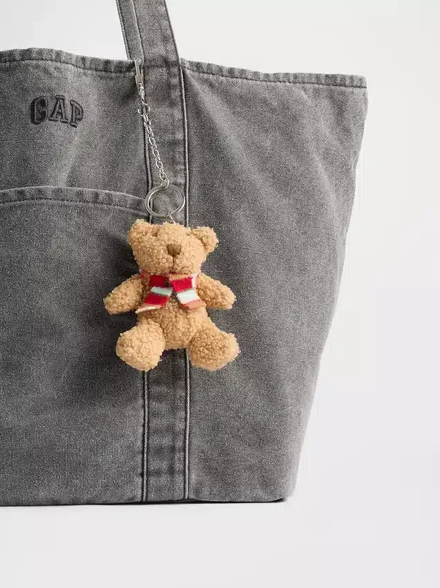 Pendentif pour sac « Brannan Bear » avec écharpe d’écharpe