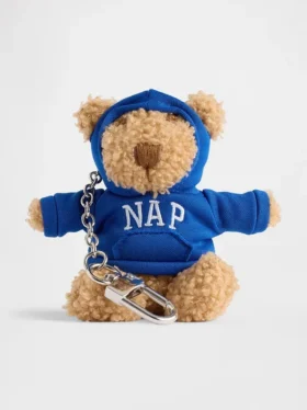 Pendentif pour sac « Brannan Bear Nap » avec capuche