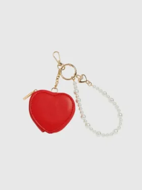 Pendentif pour sac/porte-clés en forme de cœur Shiraleah