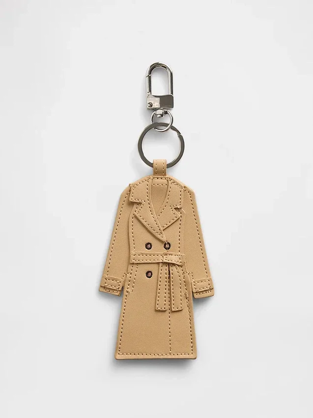 Pendentif pour sac « Trench-coat »