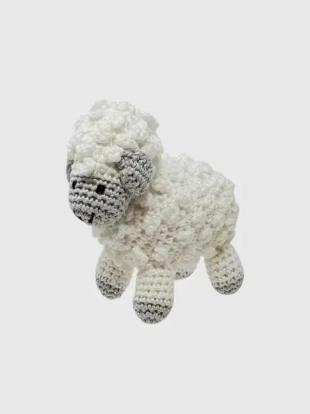 Petit agneau en crochet