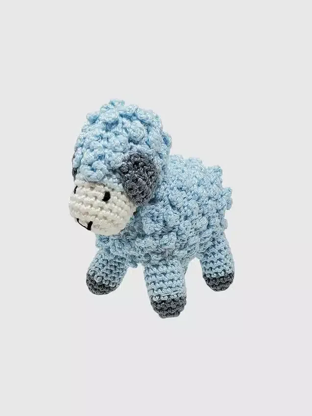 Petit agneau en crochet