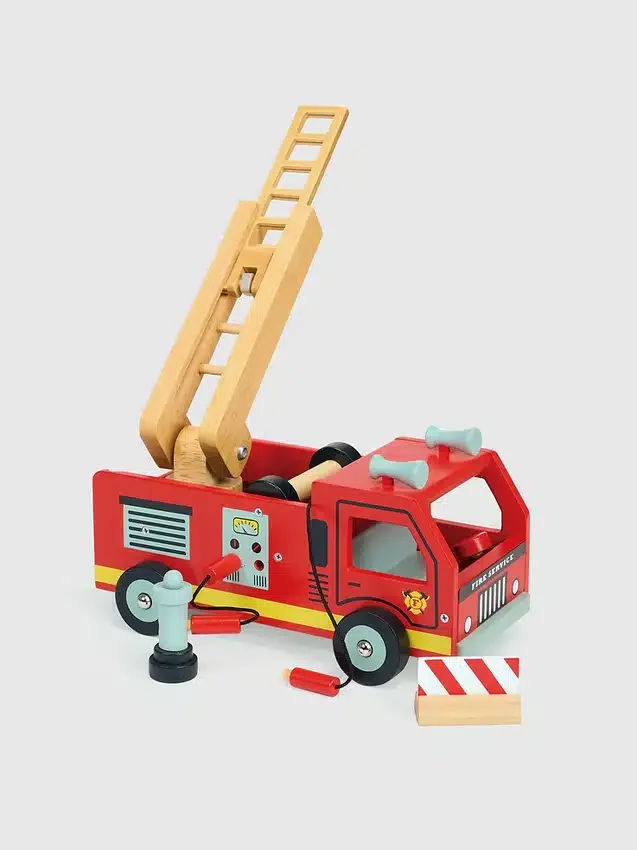 Petit camion de pompiers rouge pour tout-petits