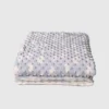 Petite couverture « Nuage douillet » en bambou bleue