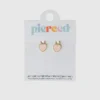 Pierced Co : breloque cœur couleur pêche pour boucles d’oreilles Huggie