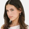 Pierced Co : breloque cœur couleur pêche pour boucles d’oreilles Huggie