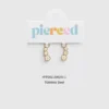 Pierced Co : breloque marguerite rampante pour boucles d’oreilles Huggie