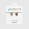Pierced Co : breloque nœud rose pour boucles d’oreilles Huggie