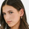 Pierced Co : breloque nœud rose pour boucles d’oreilles Huggie