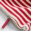 Pochette à fermeture éclair en crochet