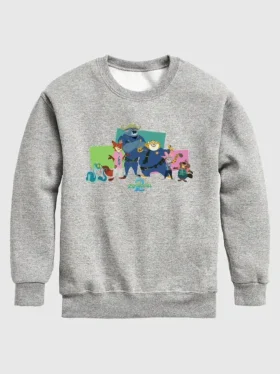 Polaire à col rond pour tout-petits avec personnages de Zootopia de Disney