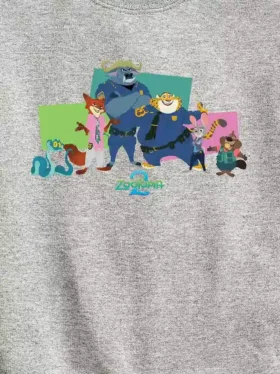 Polaire à col rond pour tout-petits avec personnages de Zootopia de Disney