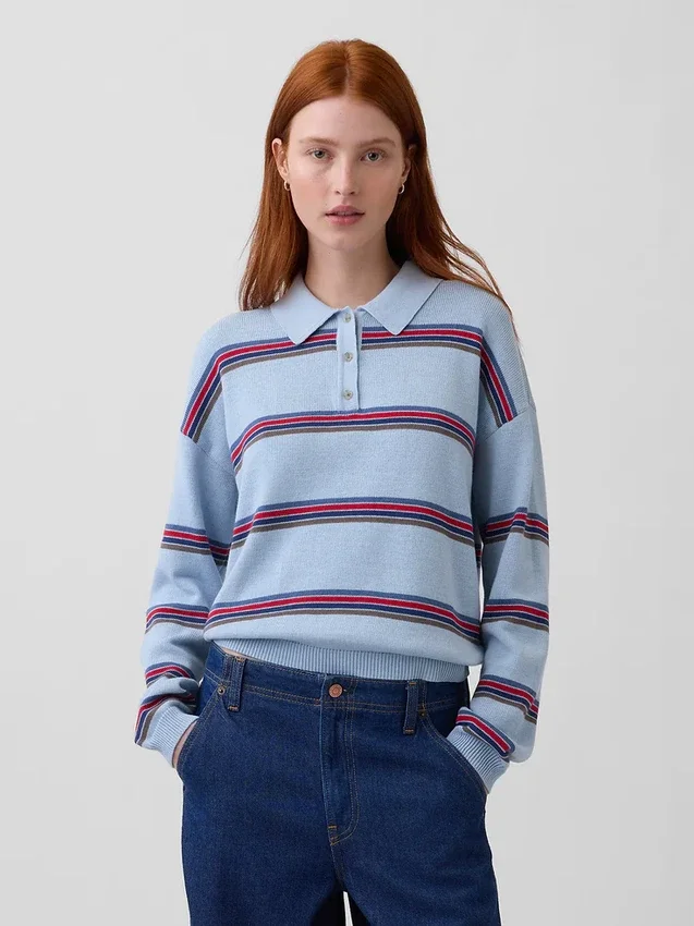 Polo ample 100 % coton