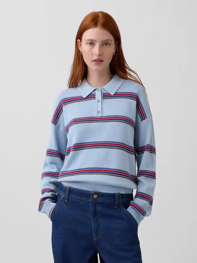 Polo ample 100 % coton