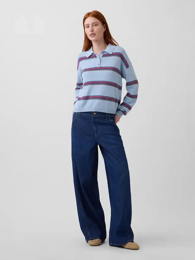 Polo ample 100 % coton