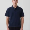 Polo en piqué ample