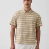 Polo en piqué ample