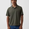 Polo en piqué ample