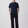 Polo en piqué ample
