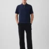 Polo en piqué ample