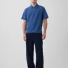 Polo en piqué ample