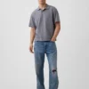Polo en piqué ample