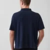 Polo en piqué ample