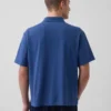 Polo en piqué ample