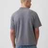 Polo en piqué ample