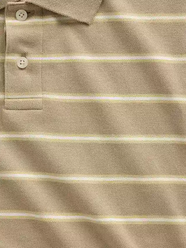 Polo en piqué ample