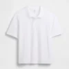 Polo en piqué ample