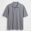 Polo en piqué ample