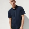 Polo en piqué ample