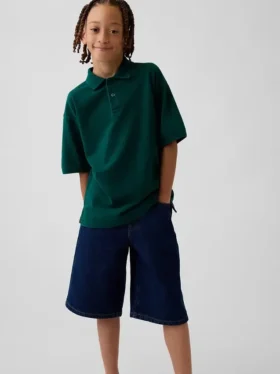 Polos en piqué décontractés pour enfant