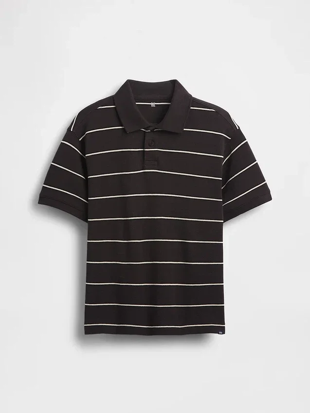 Polos en piqué décontractés pour enfant