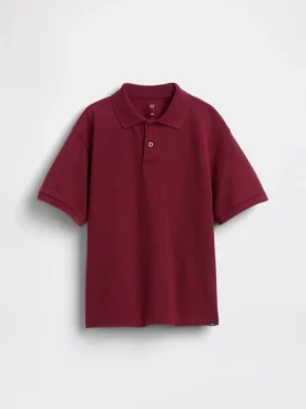 Polos en piqué décontractés pour enfant