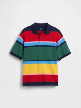 Polos en piqué décontractés pour enfant