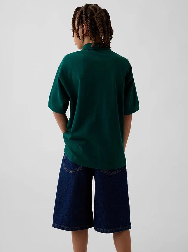 Polos en piqué décontractés pour enfant