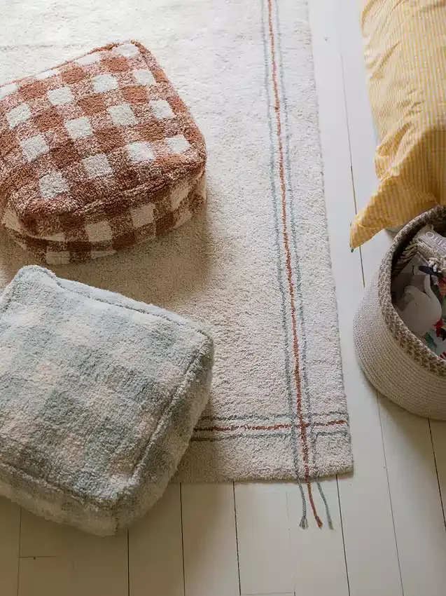 Pouf « Vichy » de Lorena Canals
