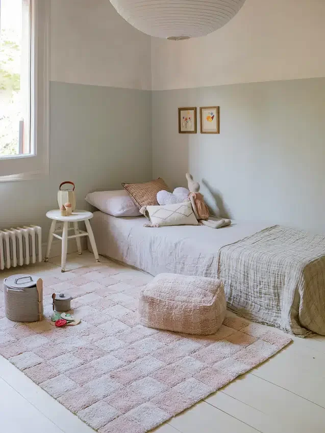 Pouf « Vichy » de Lorena Canals