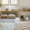 Pouf « Vichy » de Lorena Canals
