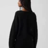 Pull ample au crochet 100 % coton