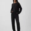 Pull ample au crochet 100 % coton